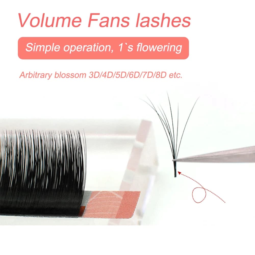Разгръщащи се вентилаторни мигли Easy Fan Mega Volume